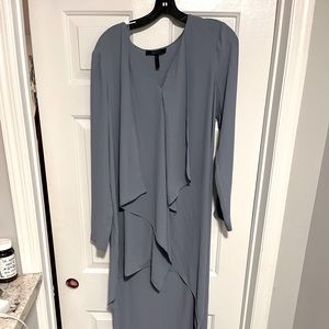 NEW BCBG MAXAZRIA KYNDAL ASYMMETRICAL DRAPED HIGH-LOW DRESS SIZE S